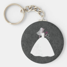 Elegant Bride Key Chain