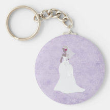 Elegant Bride Keychain
