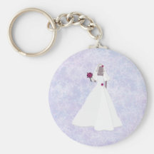 Elegant Bride Keychain