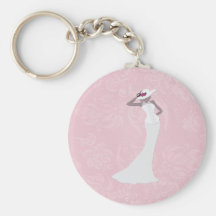 Elegant Bride Keychain