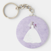 Elegant Bride Keychain