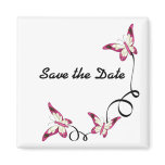 elegant butterflies Save the Date Fridge Magnet