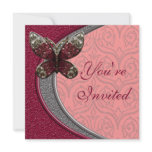 Elegant Butterfly Party Invitation