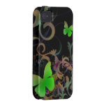 Elegant Butterfly Swirl Case-Mate iPhone 4 Cover