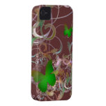 Elegant Butterfly Swirl iPhone 4 Case-Mate Cases