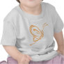 Elegant Butterfly Tattoo Style T Shirt