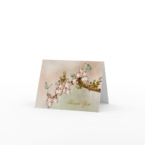 Elegant Butterfly Thank You Card