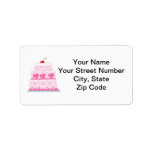 Elegant Cake Address Label