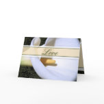 Elegant Calla Lily Love Card