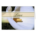Elegant Calla Lily Love Card