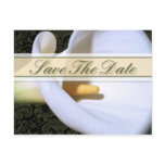 Elegant Calla Lily Save The Date Postcard