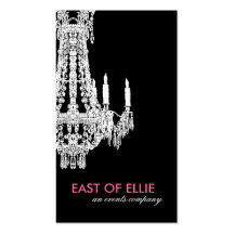Elegant Chandelier Business Card