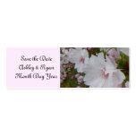 Elegant Cherry Blossom Save the Date Business Card Templates