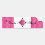 Elegant Christmas Bobble Bumper Sticker