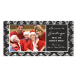 Elegant Christmas Card Photo Greeting Card