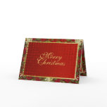 Elegant Christmas greeting traditional xmas
