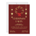 Elegant Christmas Holiday Party Invitations