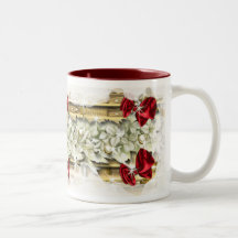Elegant Christmas traditional snow coffee Mugs