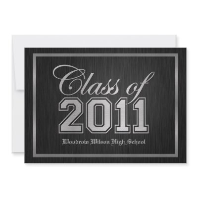 Elegant Class of 2011 Graduation Invitations by AV_Designs