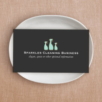 Elegant Cleaning Business Business Cards