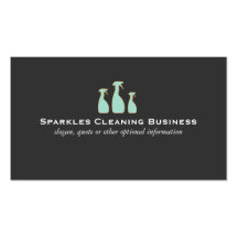 Elegant Cleaning Business Business Cards