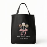 Elegant Cocoa Damask Cake Pop bags