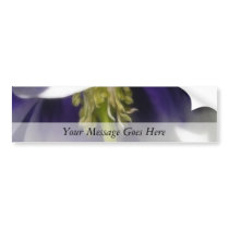 Elegant Columbine Flower Bumper Stickers