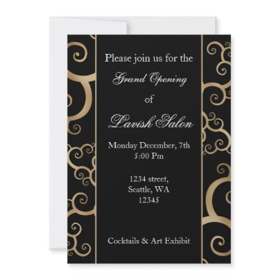 Elegant Corporate party Invitation by Invitationboutique