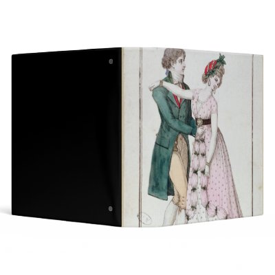 Elegant Couple Dancing the Waltz Binder by bridgemanart