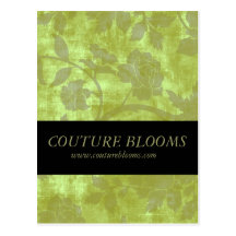 Elegant Couture Business Opening Announcement Card Postcards