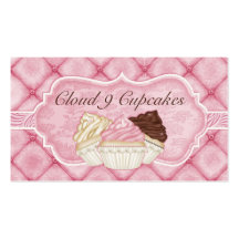 Elegant Cupcake Business Card