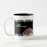 Elegant Cupcakes (Black Background) Coffee Mug