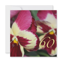 Elegant Custom 60th Birthday Party Invitations