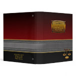 Elegant Custom Legal Business Binder