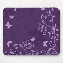 Elegant Customizable Purple Butterfly