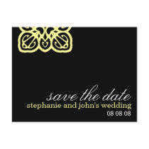 Elegant Customizable Save the Date Postcard