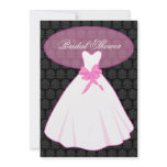 Elegant Damask Bridal Shower Invitation