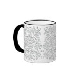 Elegant Damask Floral Mug