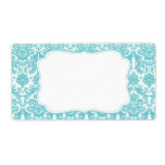 Elegant Damask Label