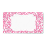 Elegant Damask Label