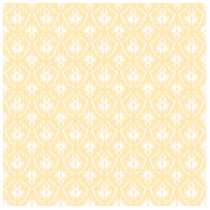 Elegant damask pattern. Light gold colour. Acrylic Cut Out