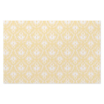 Elegant damask pattern. Light gold colour. Customized Stationery