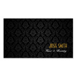 Elegant Damask Style Business Card