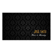 Elegant Damask Style Business Card
