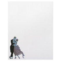 Elegant Dance, Newlyweds and their first Dance Letterhead Design