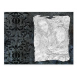 Elegant dark template post cards
