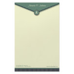 Elegant Envelope (denim) Monogram Stationery