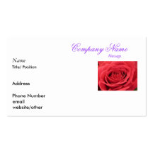 Elegant Events Card Business Card