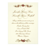 Elegant Fall Wedding Invitation