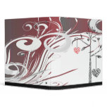 elegant family tree heart geneology  vinyl binder